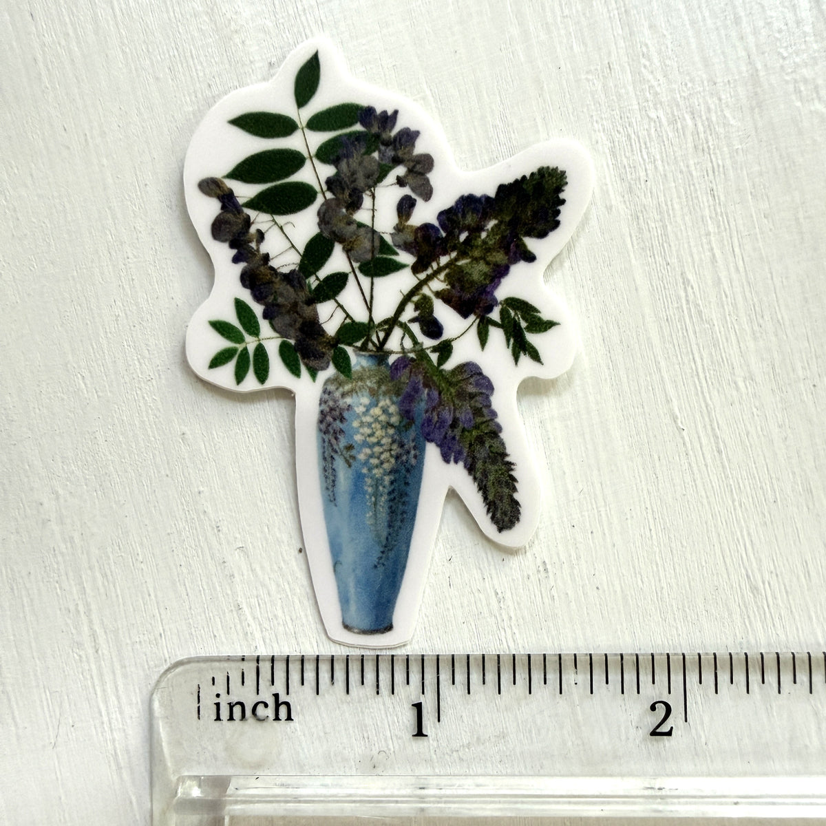 Wisteria Vase Sticker