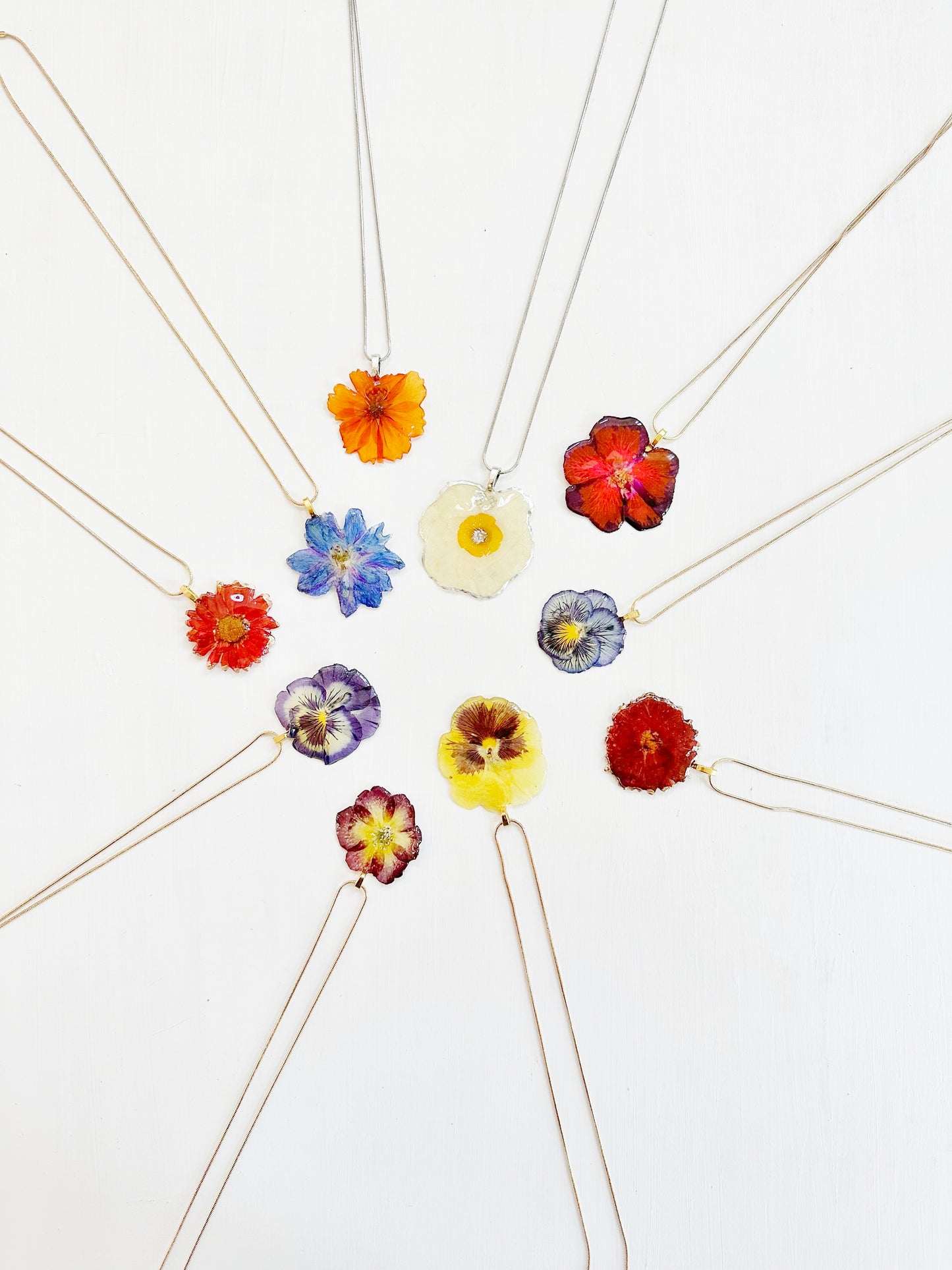 Birth Flower Necklaces