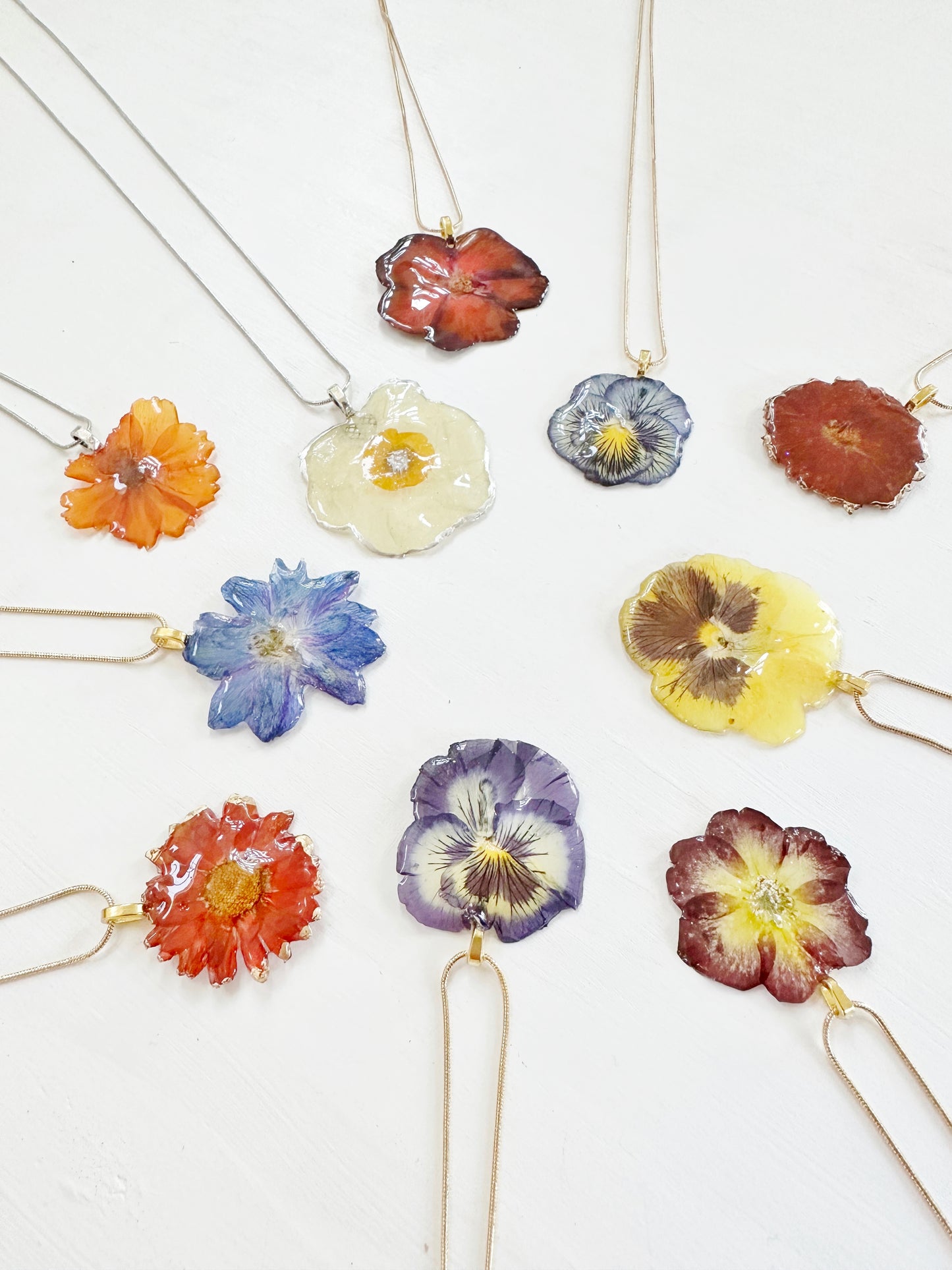 Birth Flower Necklaces
