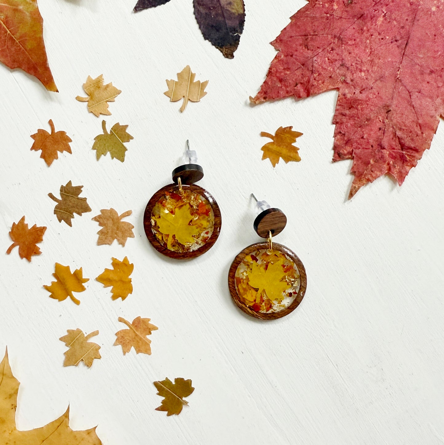 Autumn in the Woods earrings