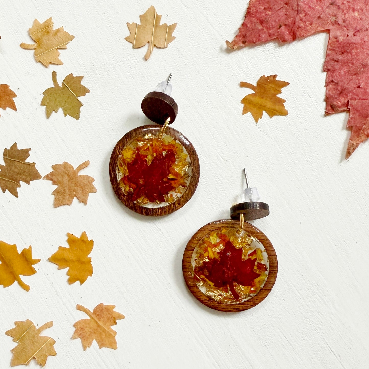 Autumn in the Woods earrings