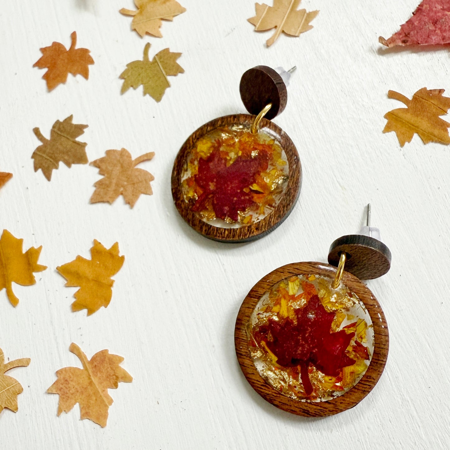 Autumn in the Woods earrings