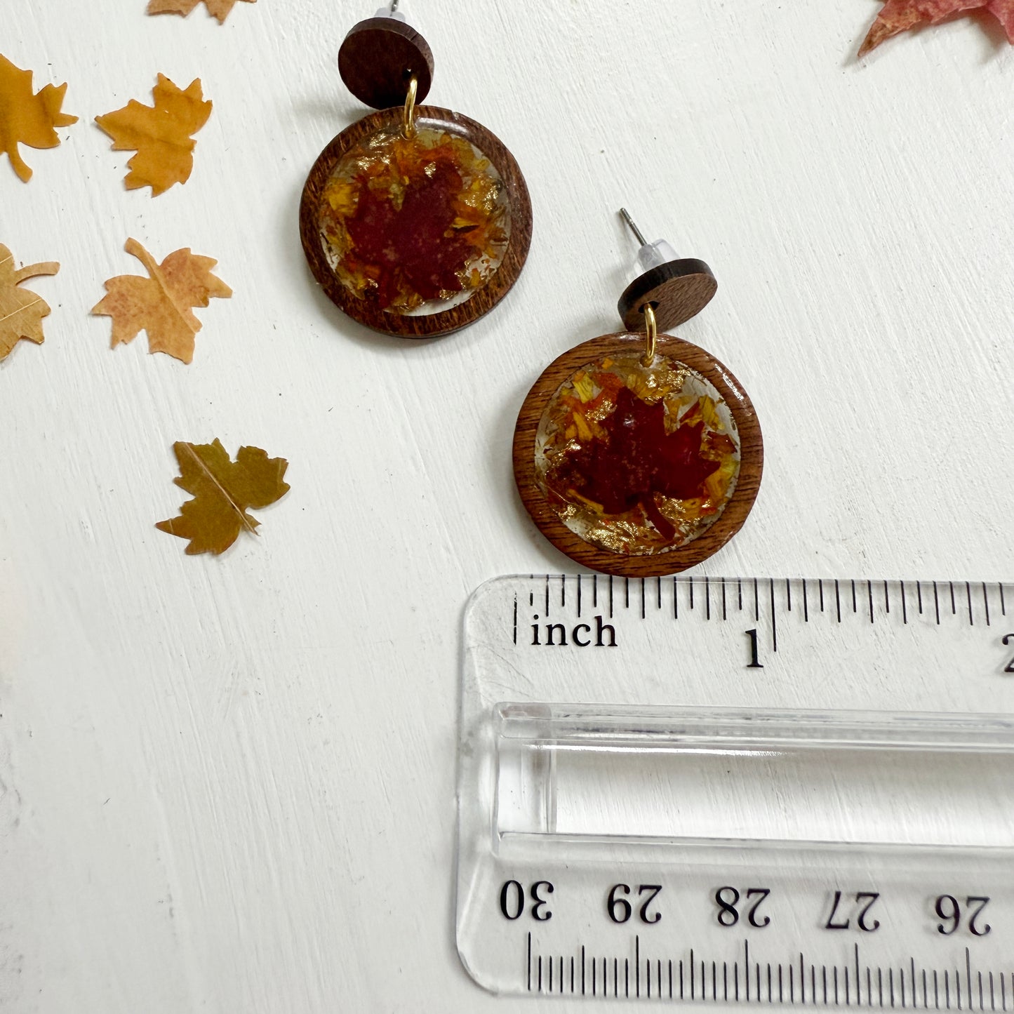 Autumn in the Woods earrings