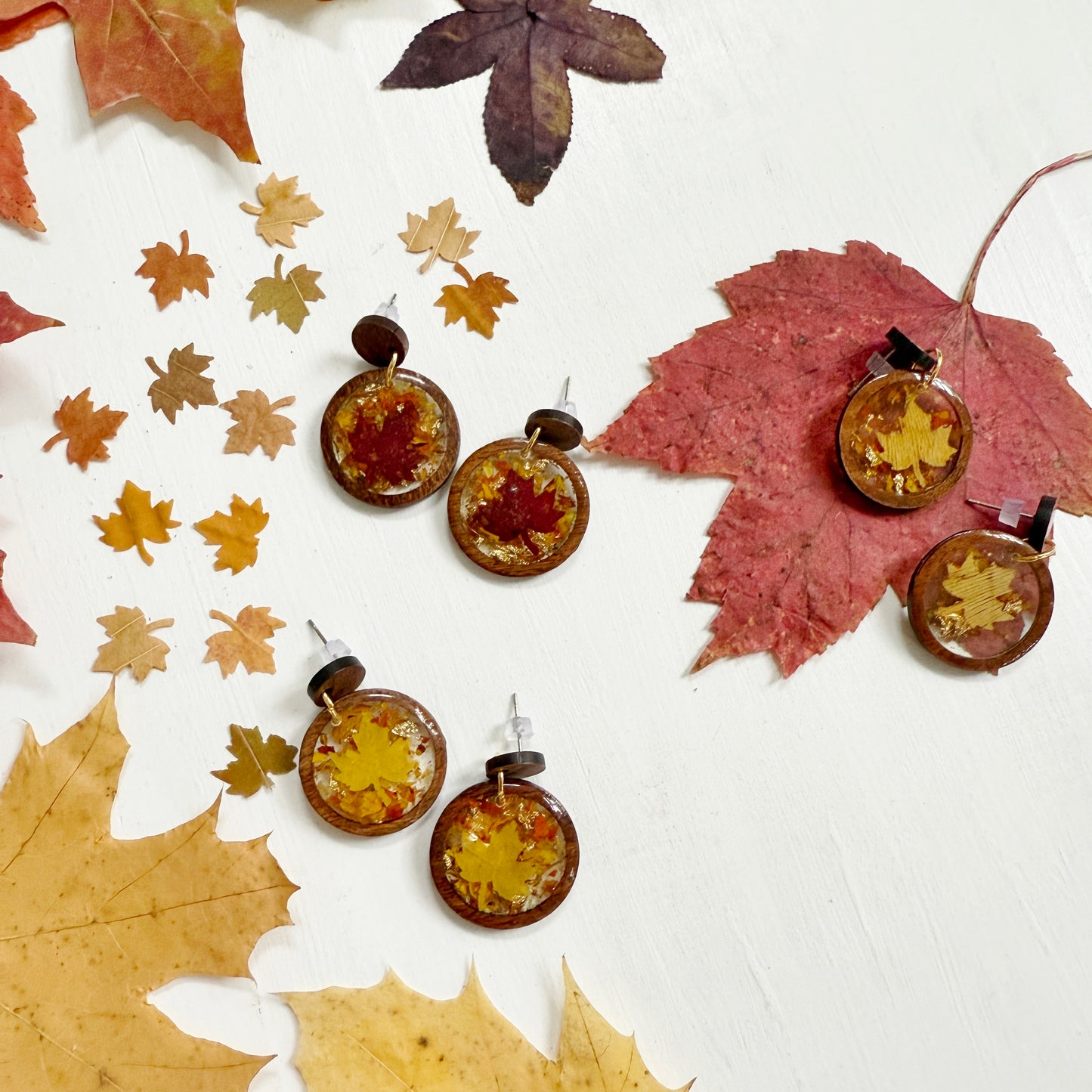 Autumn in the Woods earrings