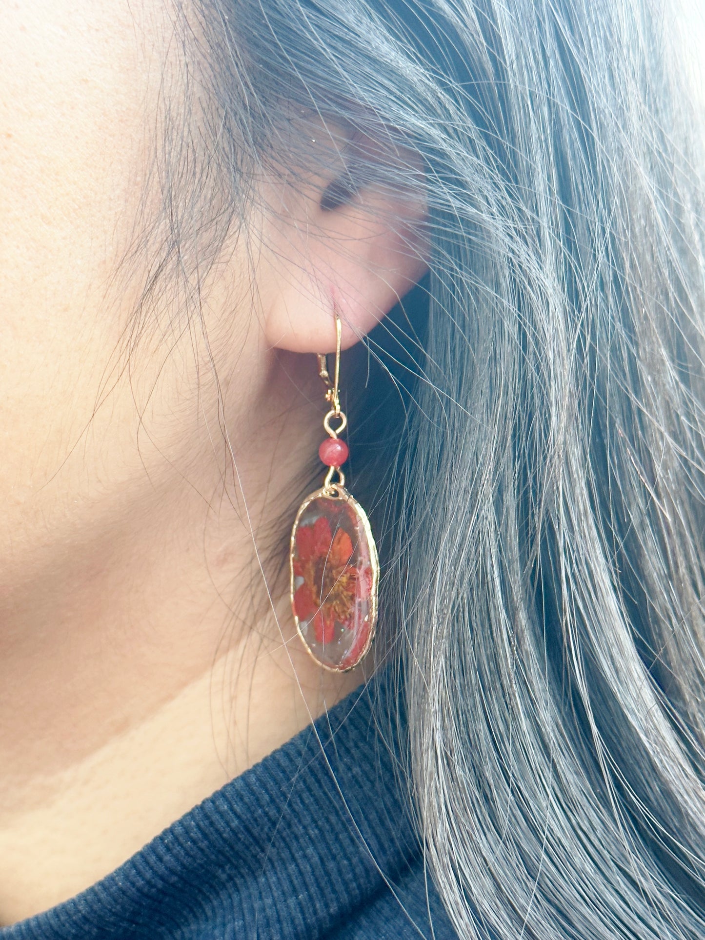 Birth Flower Earrings