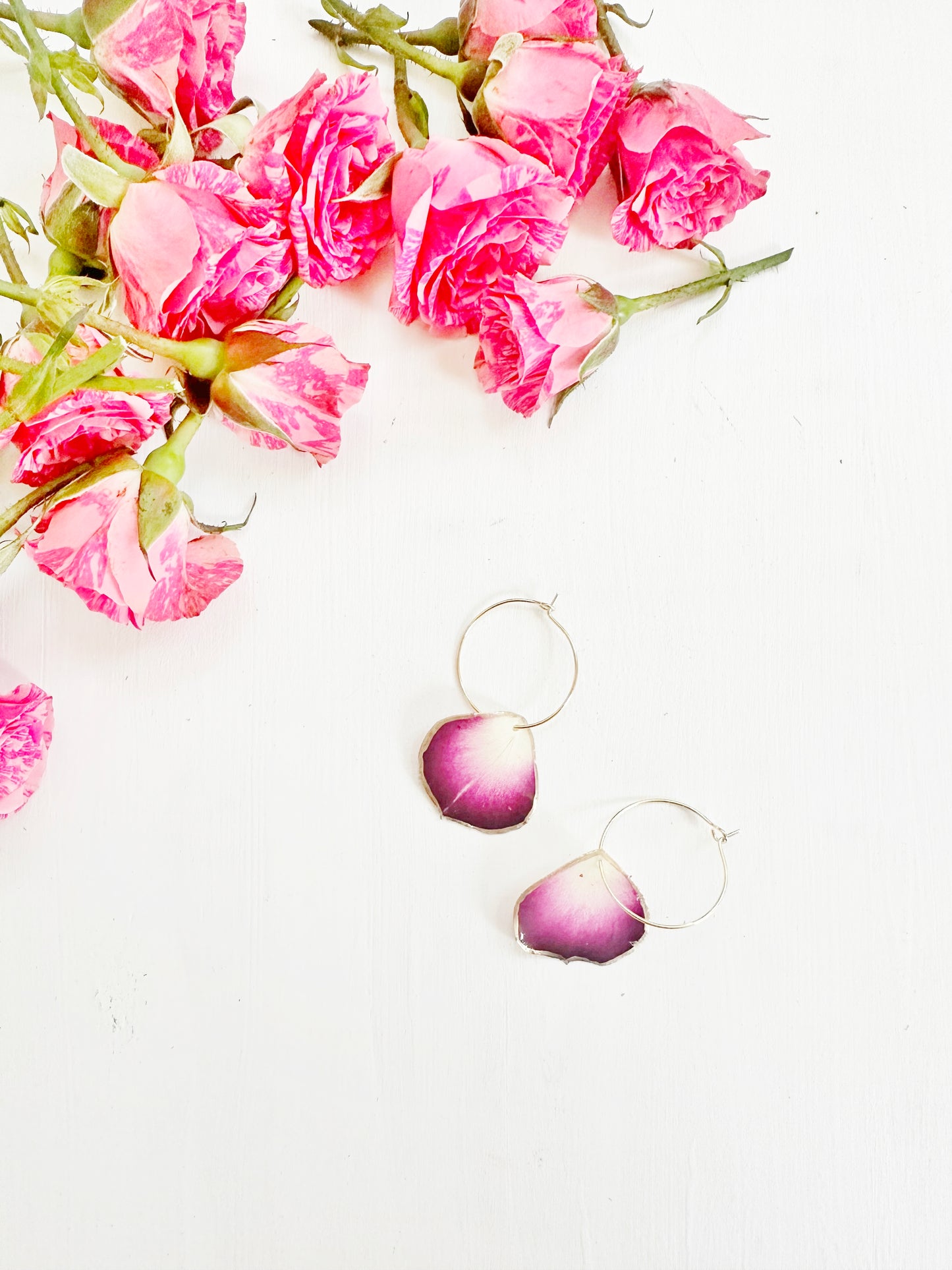 Rose Petal Earrings