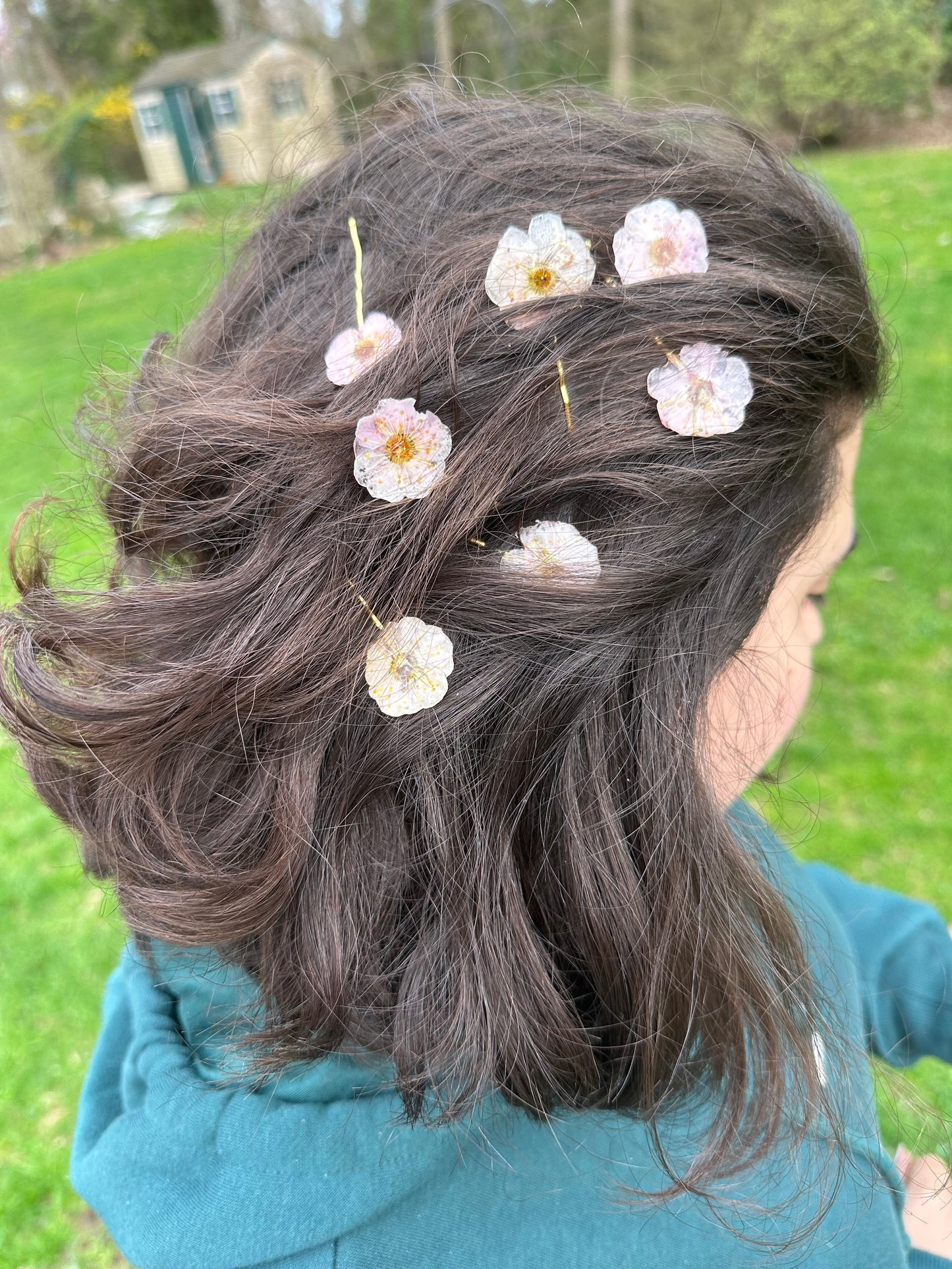 Cherry Blossom Hair Pins (Set of 2)