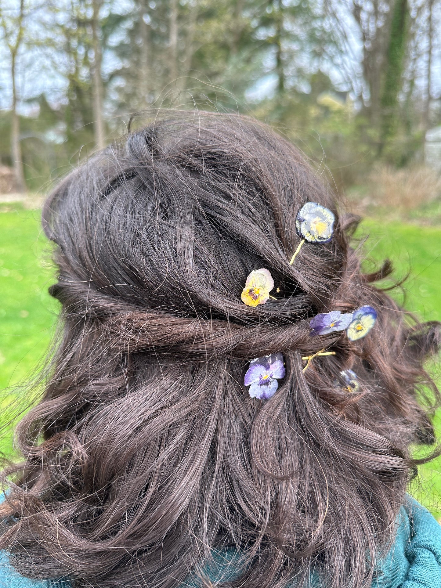 Cherry Blossom Hair Pins (Set of 2)