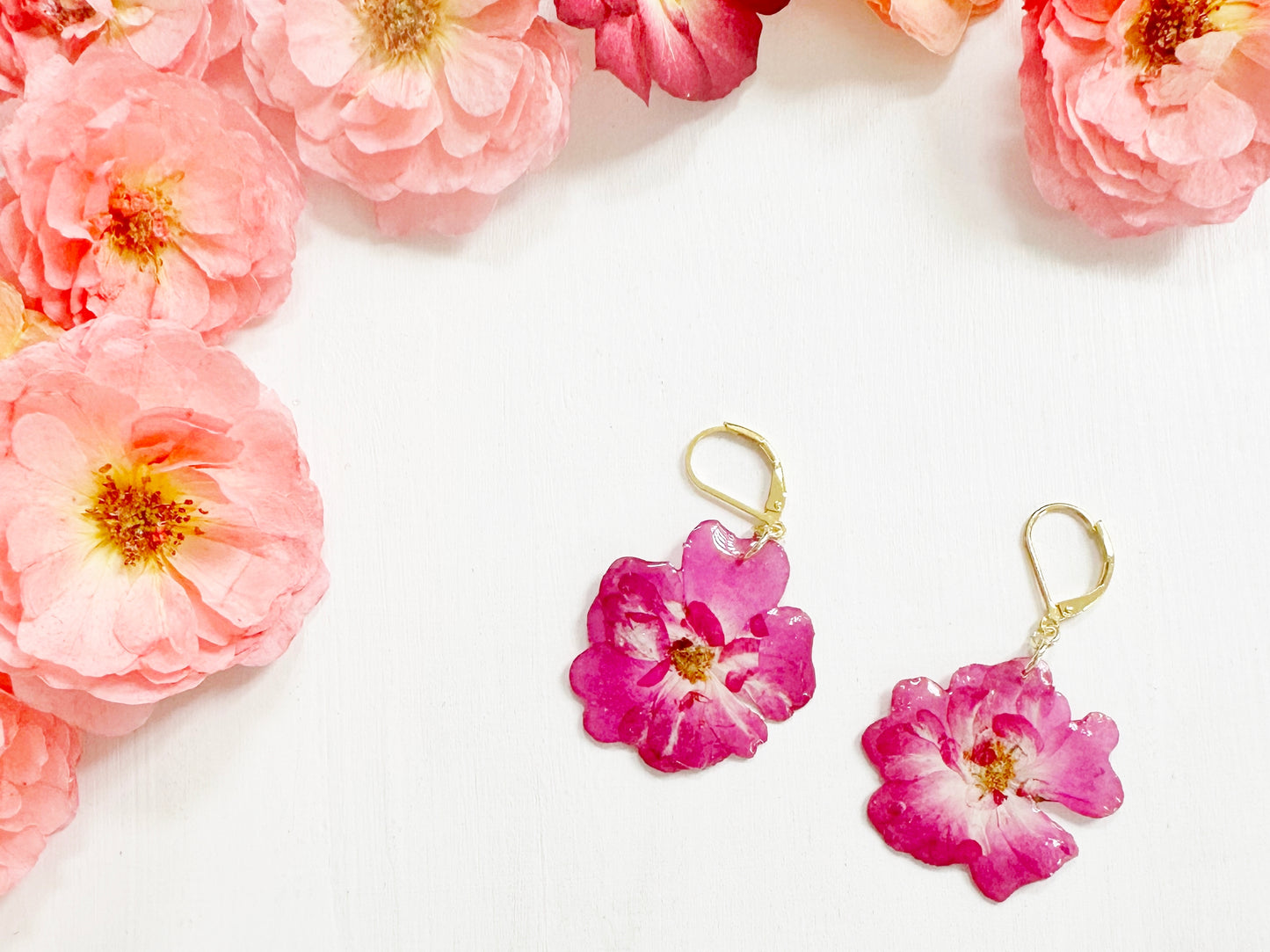 Mini Rose Earrings