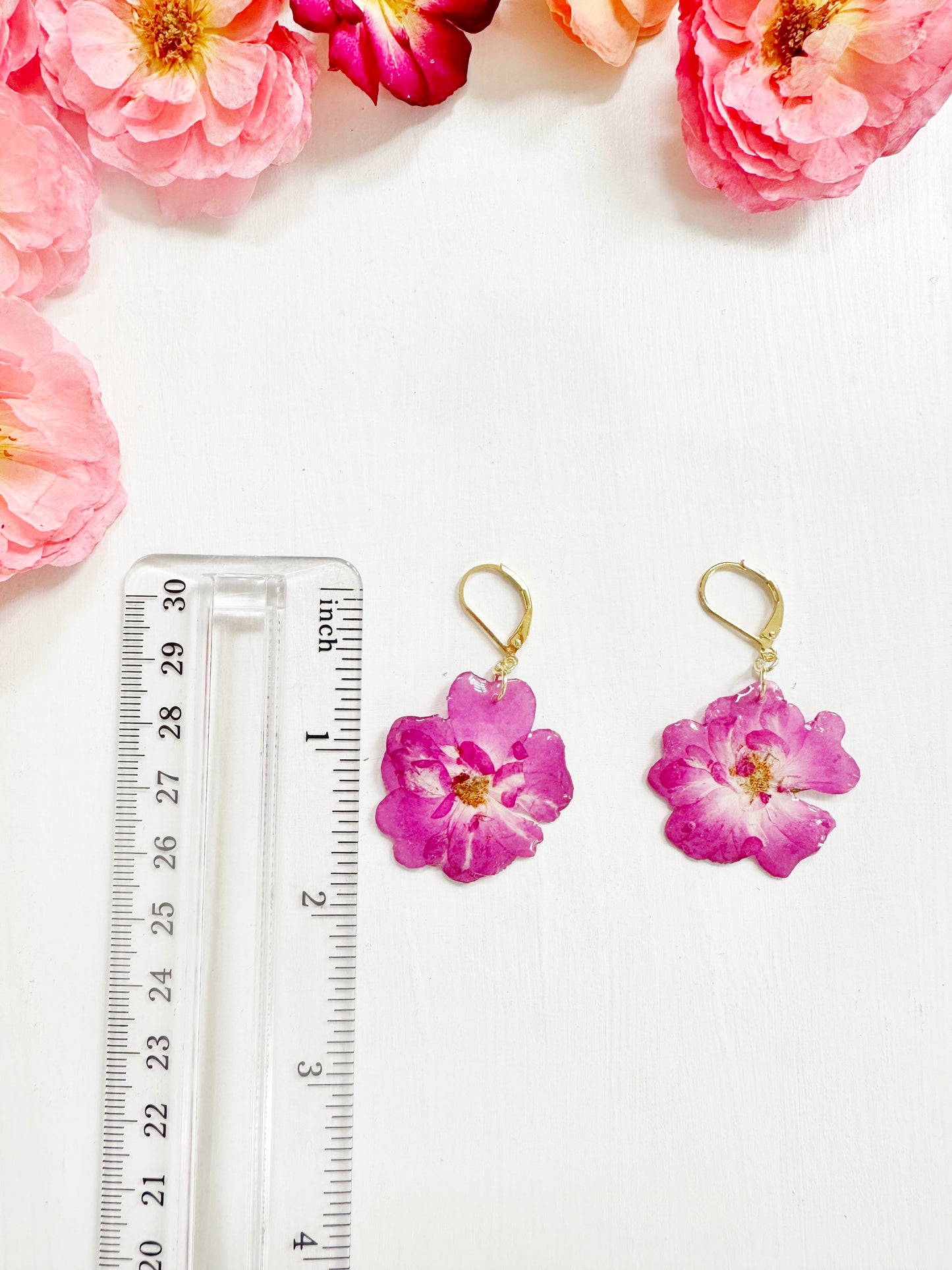 Mini Rose Earrings