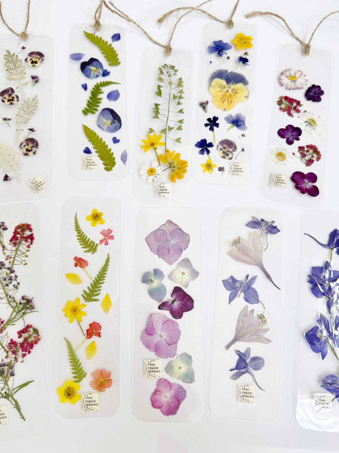 Flower Bookmark Handmade with Real Flowers