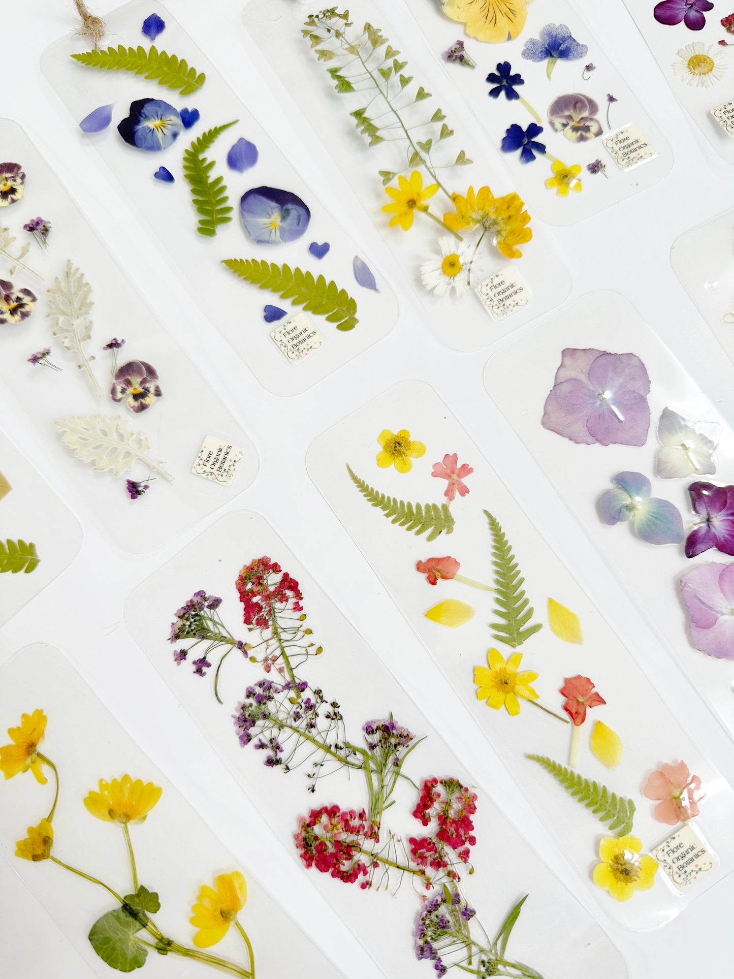 Flower Bookmark Handmade with Real Flowers