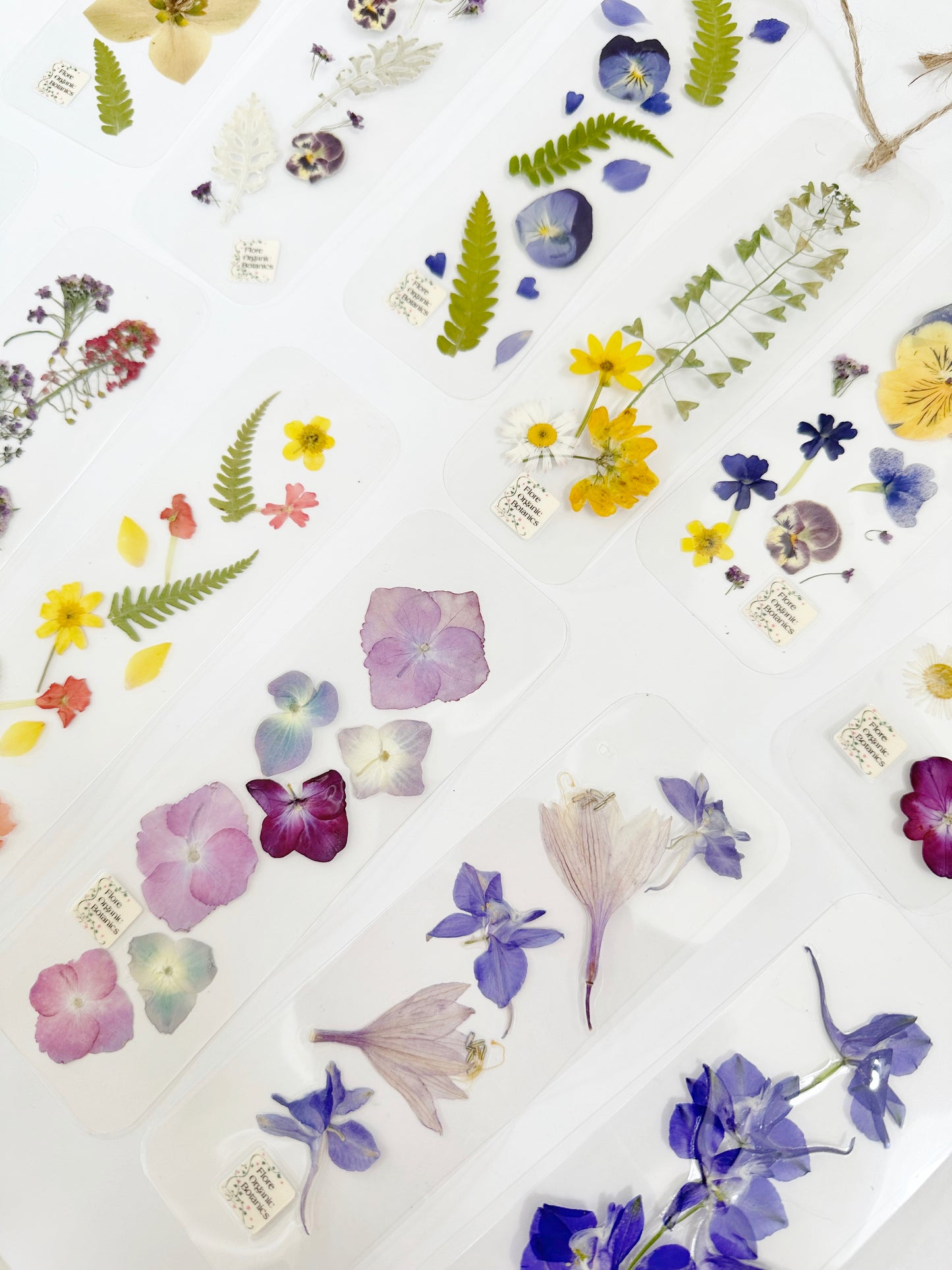 Flower Bookmark Handmade with Real Flowers