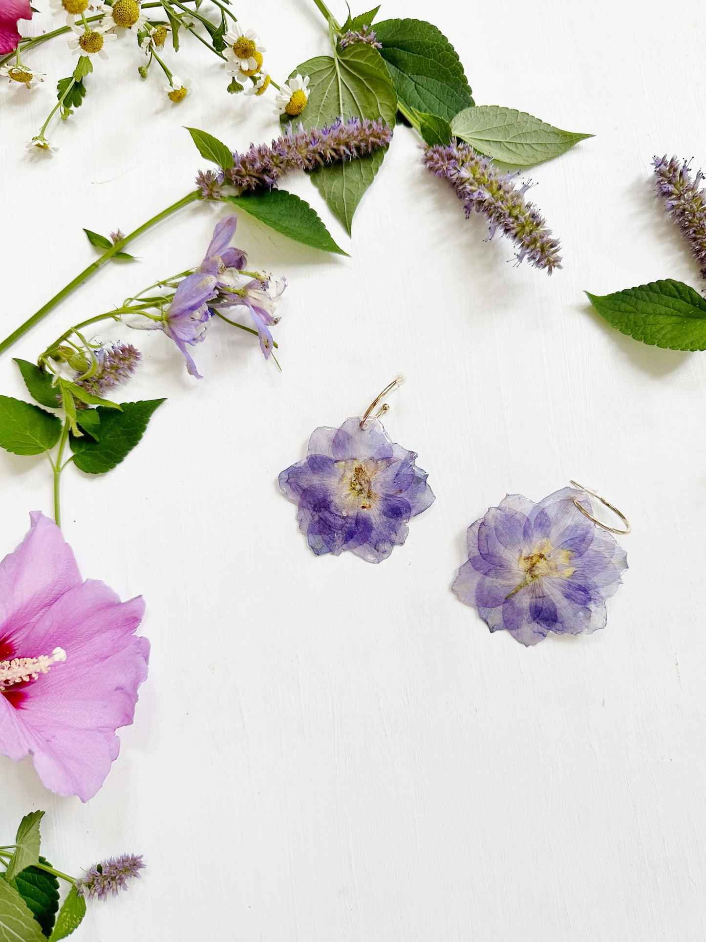 Delphinium Earrings