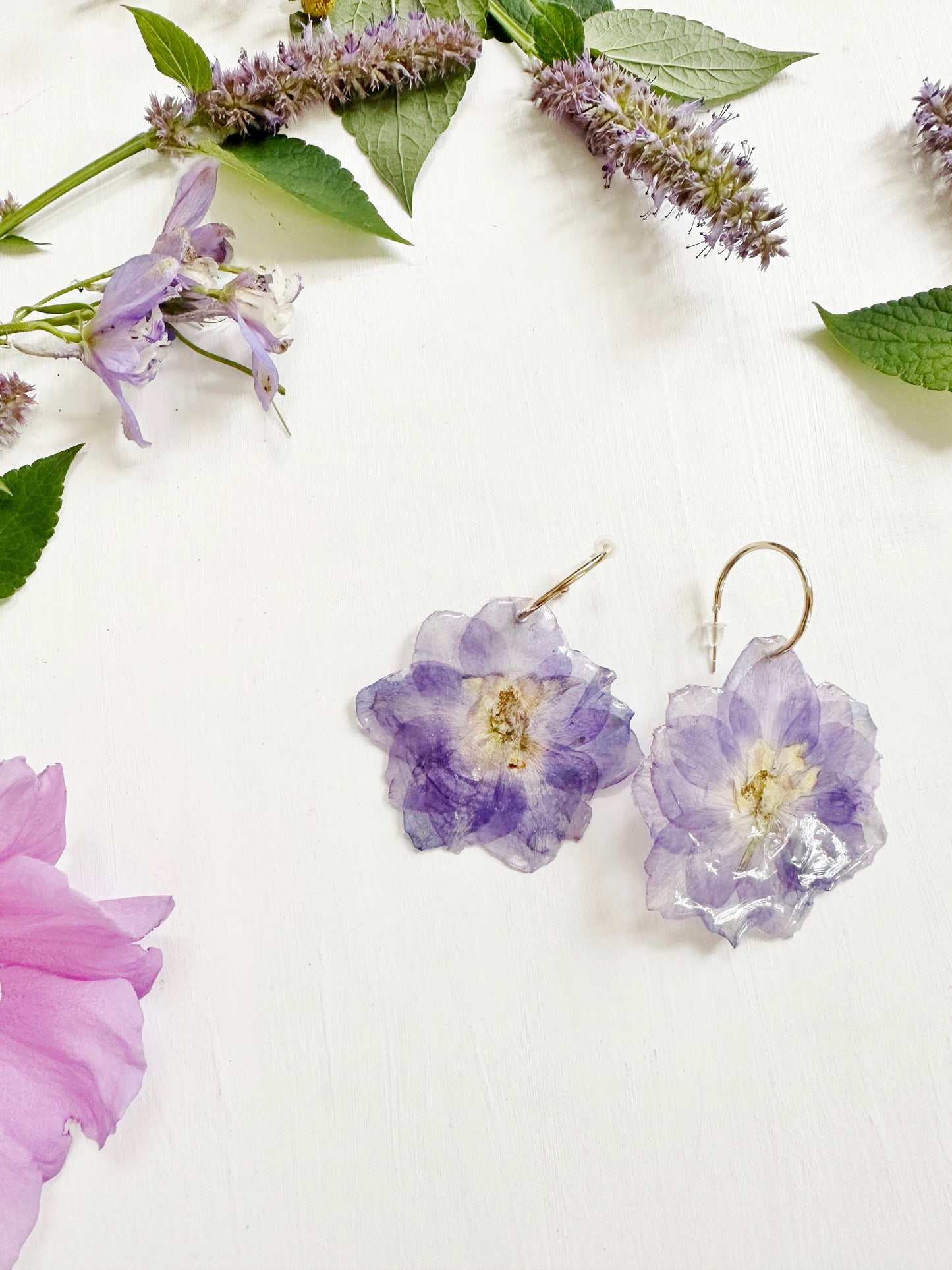 Delphinium Earrings