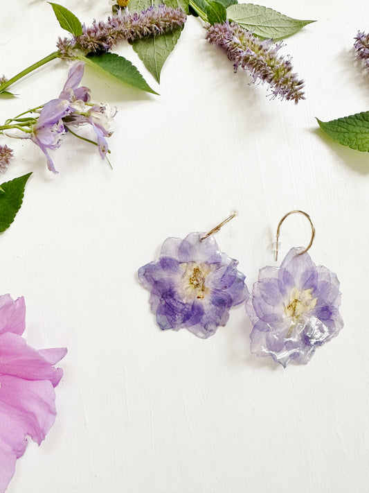 Delphinium Earrings