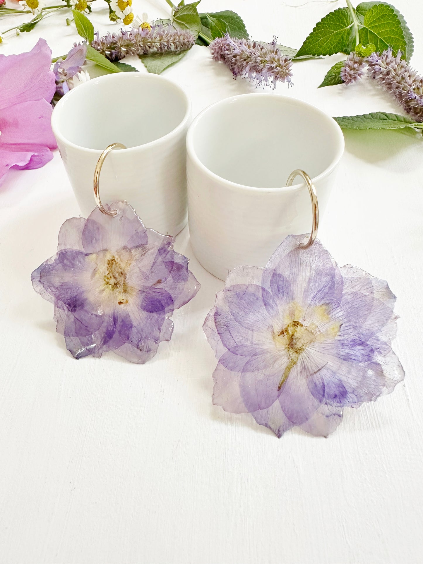 Delphinium Earrings