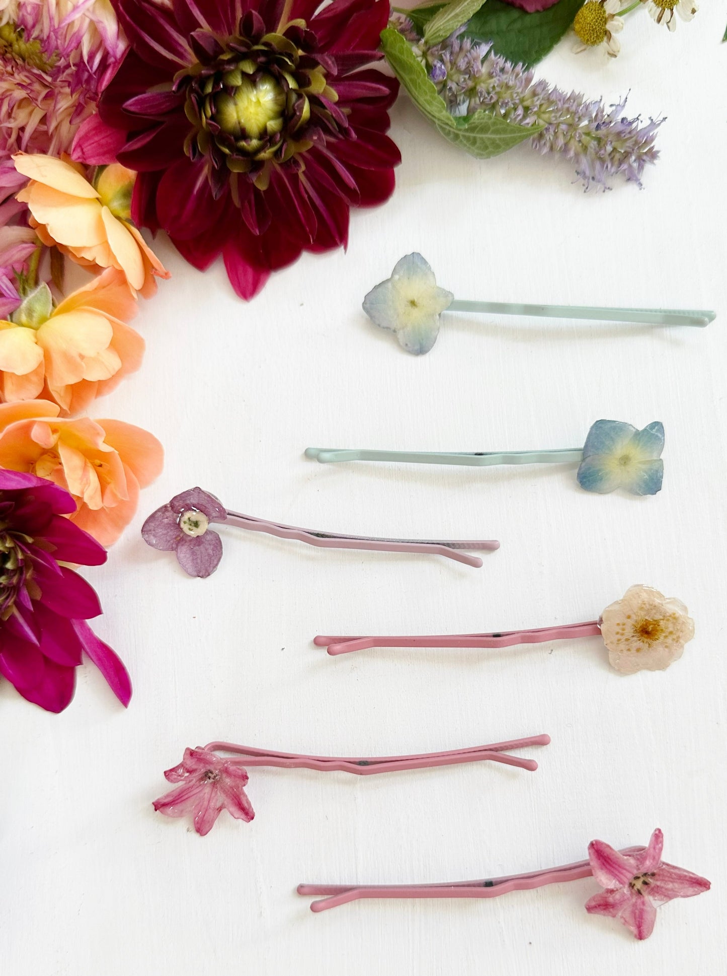 Flower Hair Pins (Set of 2)