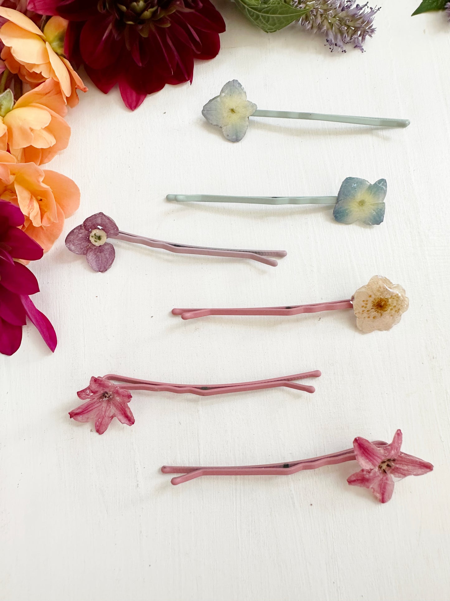 Flower Hair Pins (Set of 2)
