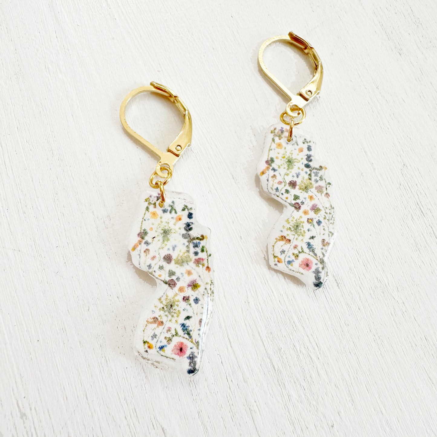 The Garden State New Jersey Earrings