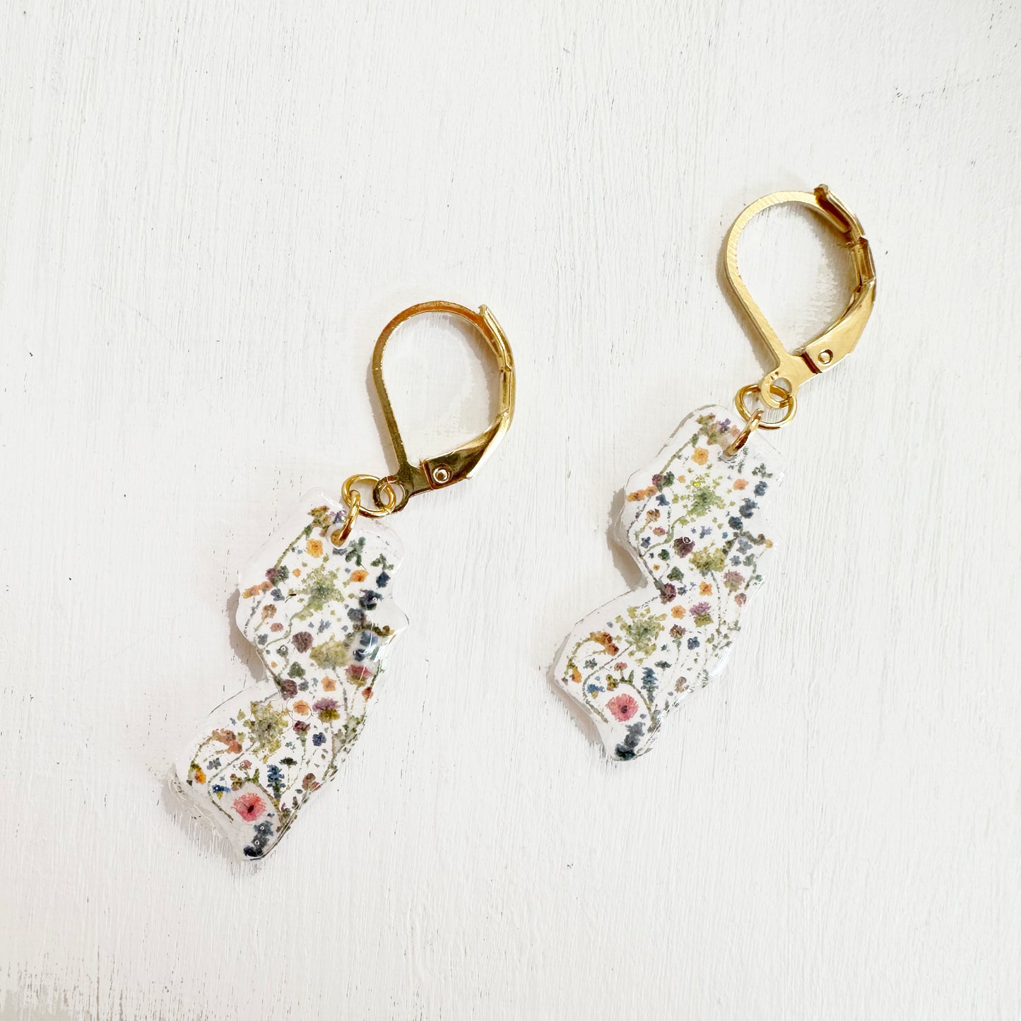 The Garden State New Jersey Earrings