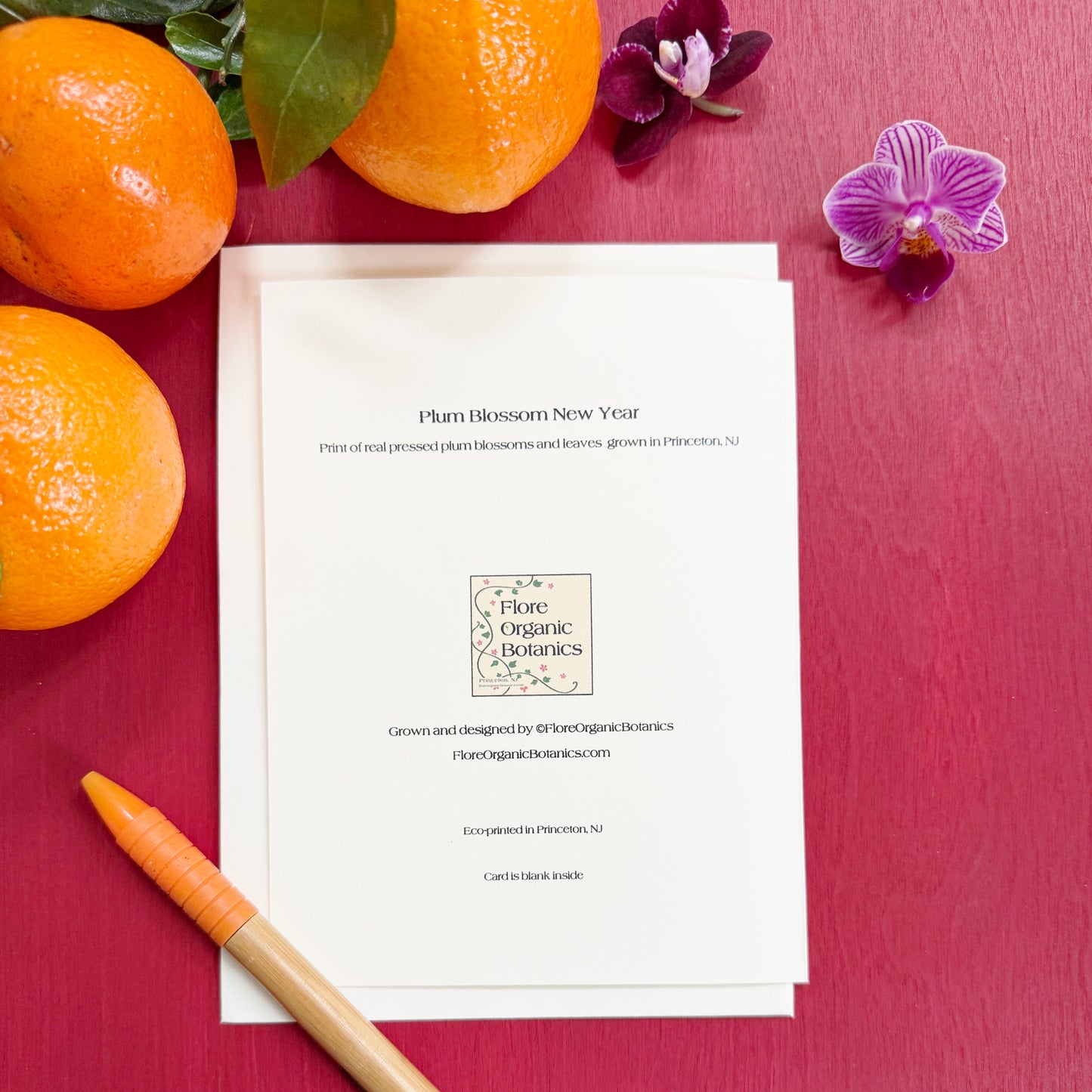 Lunar New Year Plum Blossom Card