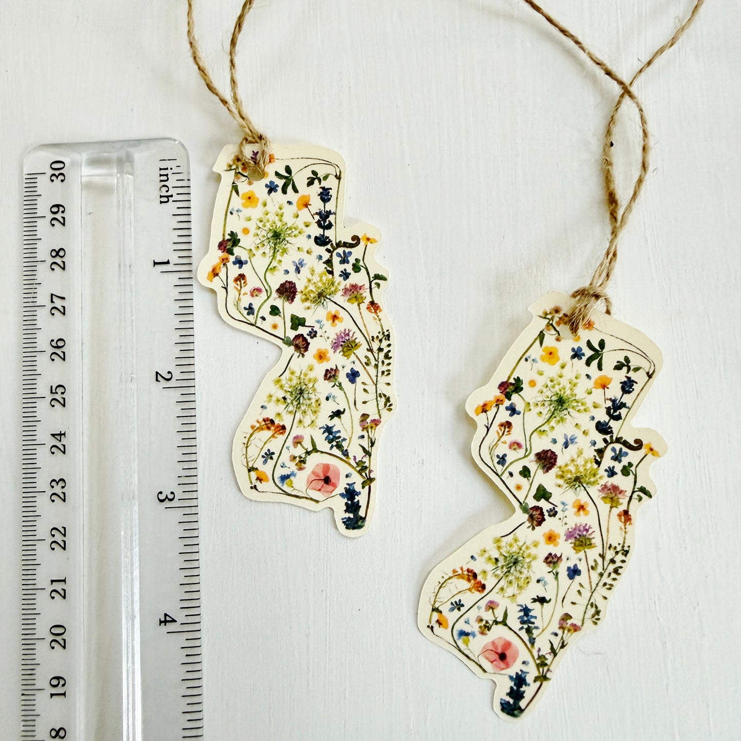 New Jersey Wildflowers Gift Tags Set of 9
