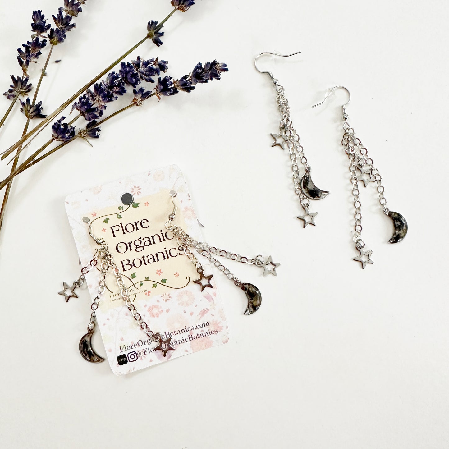 Lavender Moon Dangle Earrings