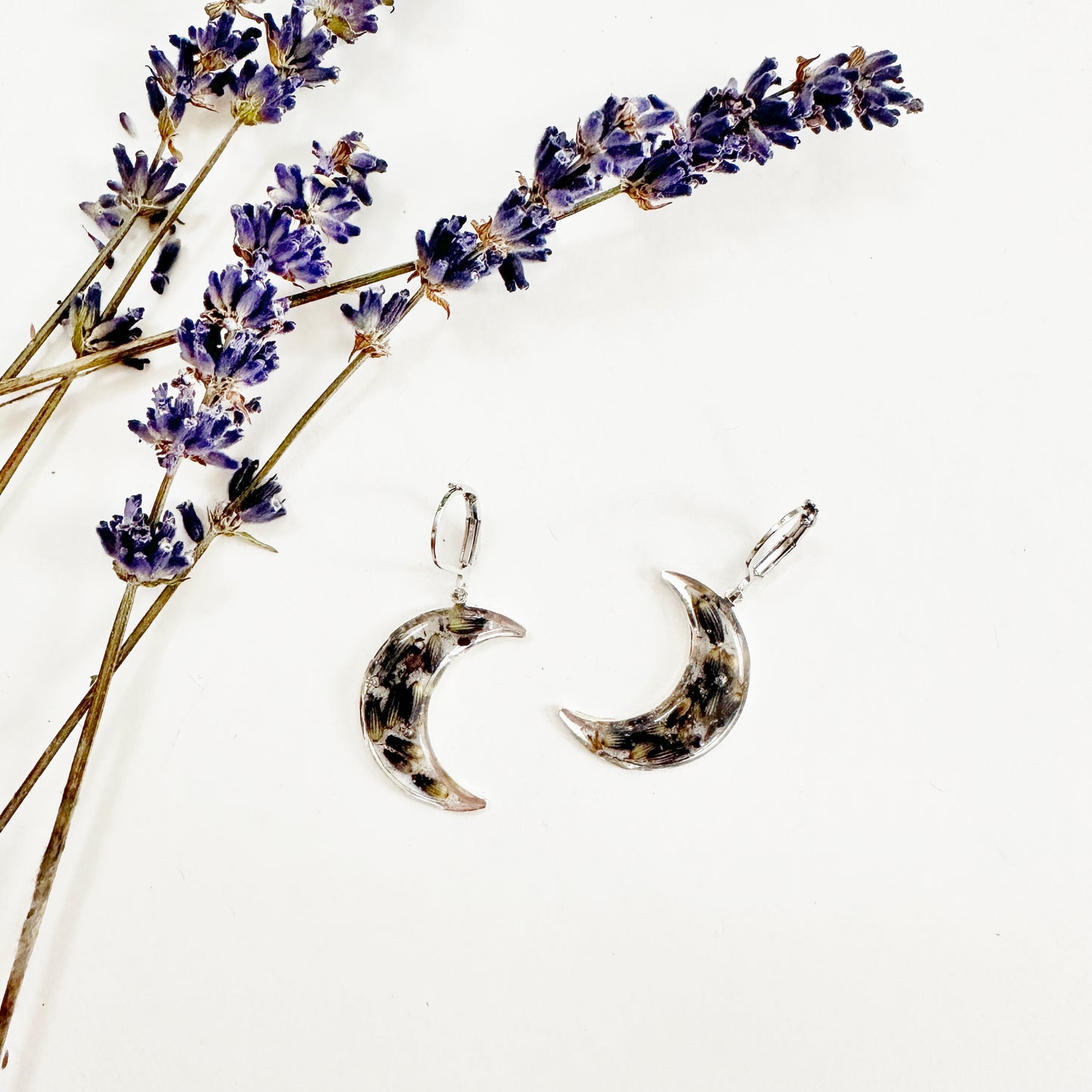 Lavender Moon Earrings