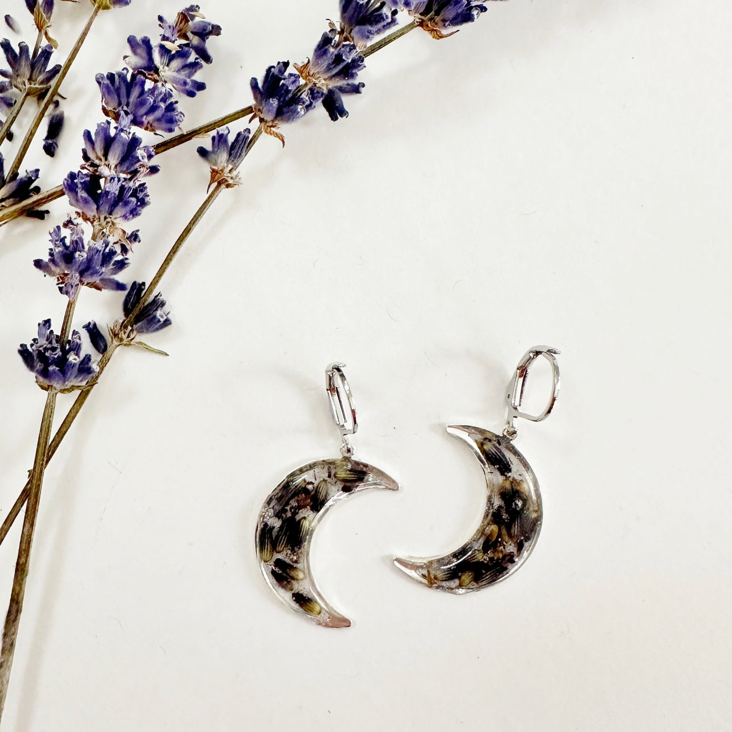 Lavender Moon Earrings