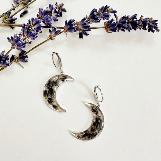 Lavender Moon Earrings