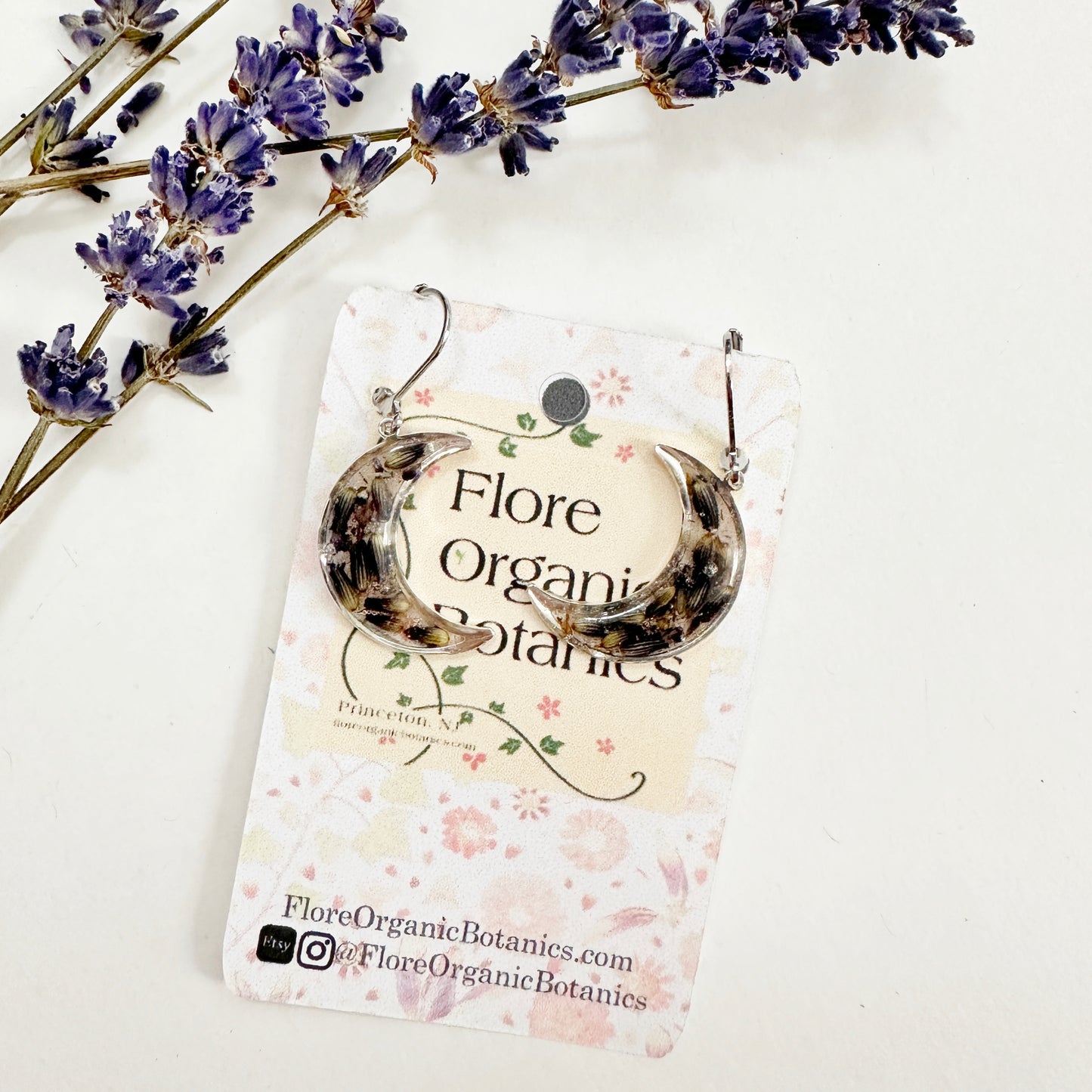 Lavender Moon Earrings