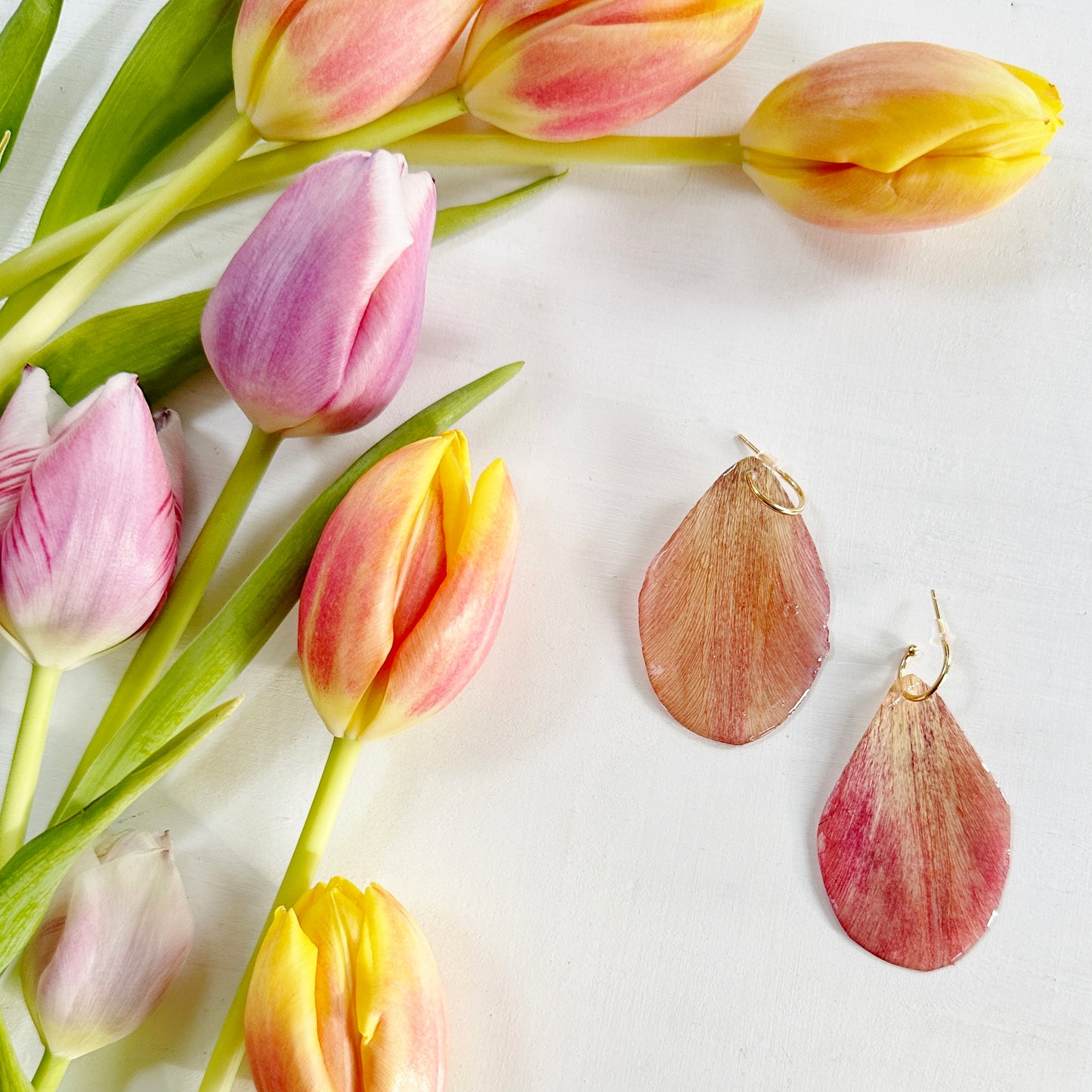 Tulip Petal Earrings