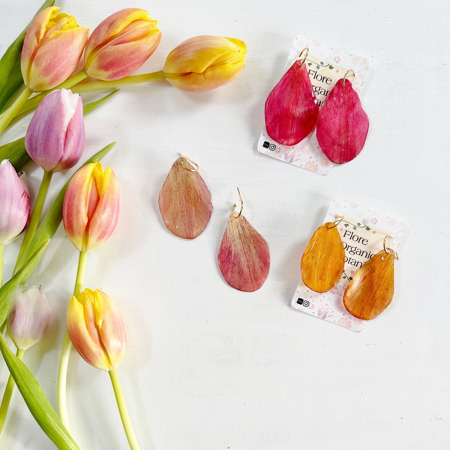 Tulip Petal Earrings