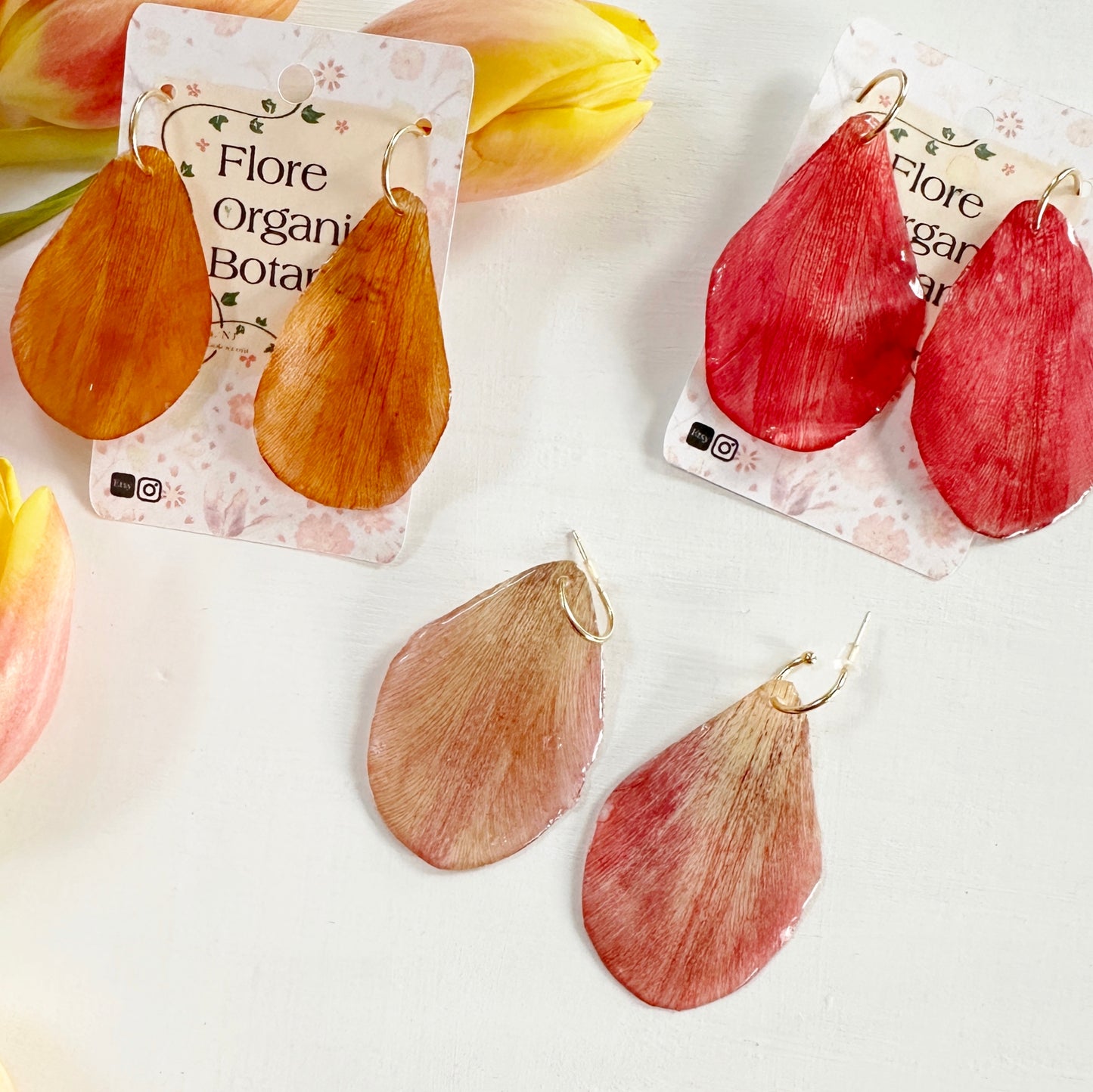 Tulip Petal Earrings