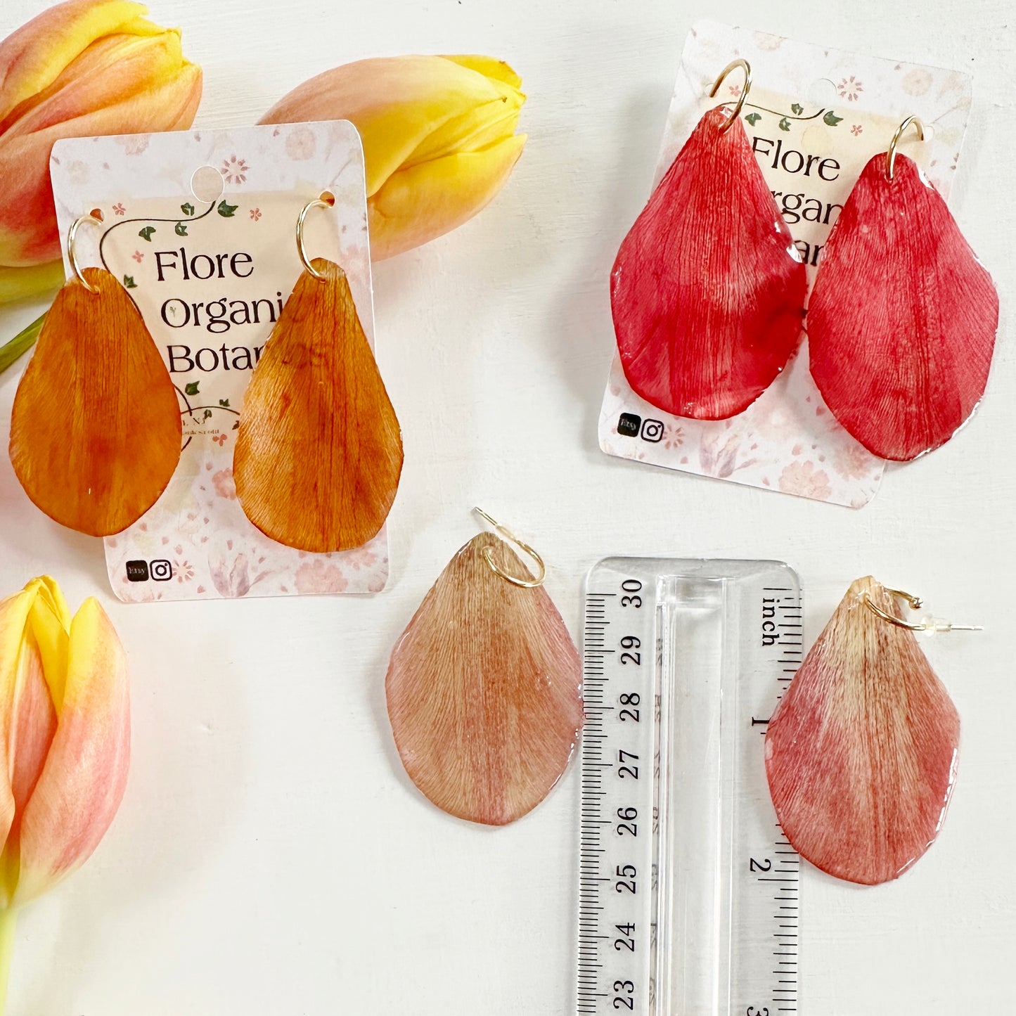 Tulip Petal Earrings