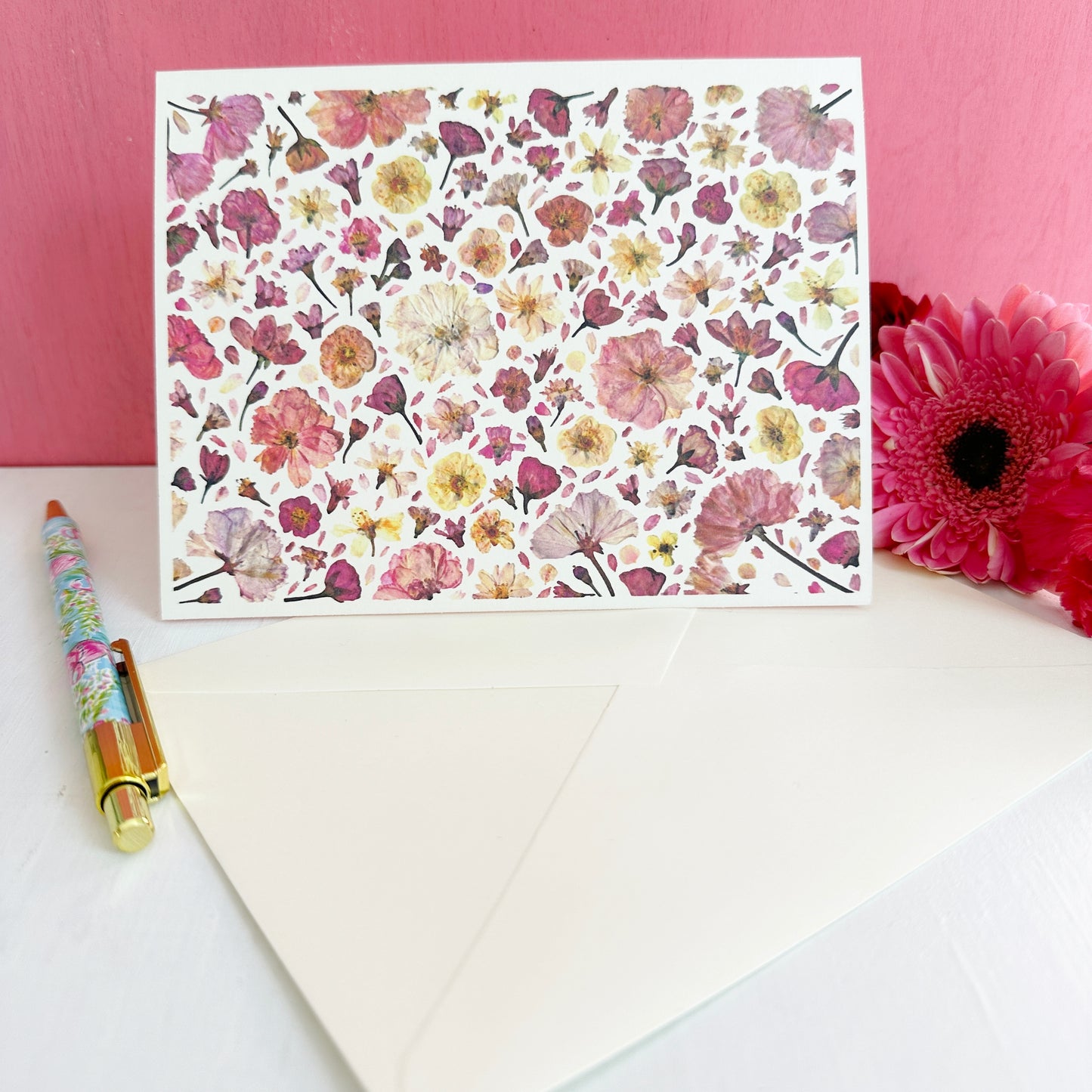 Cherry Blossom Tapestry Card