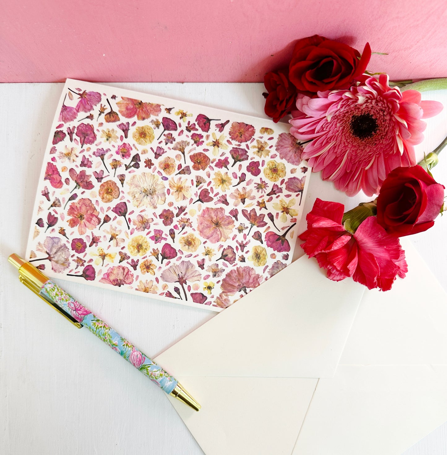 Cherry Blossom Tapestry Card