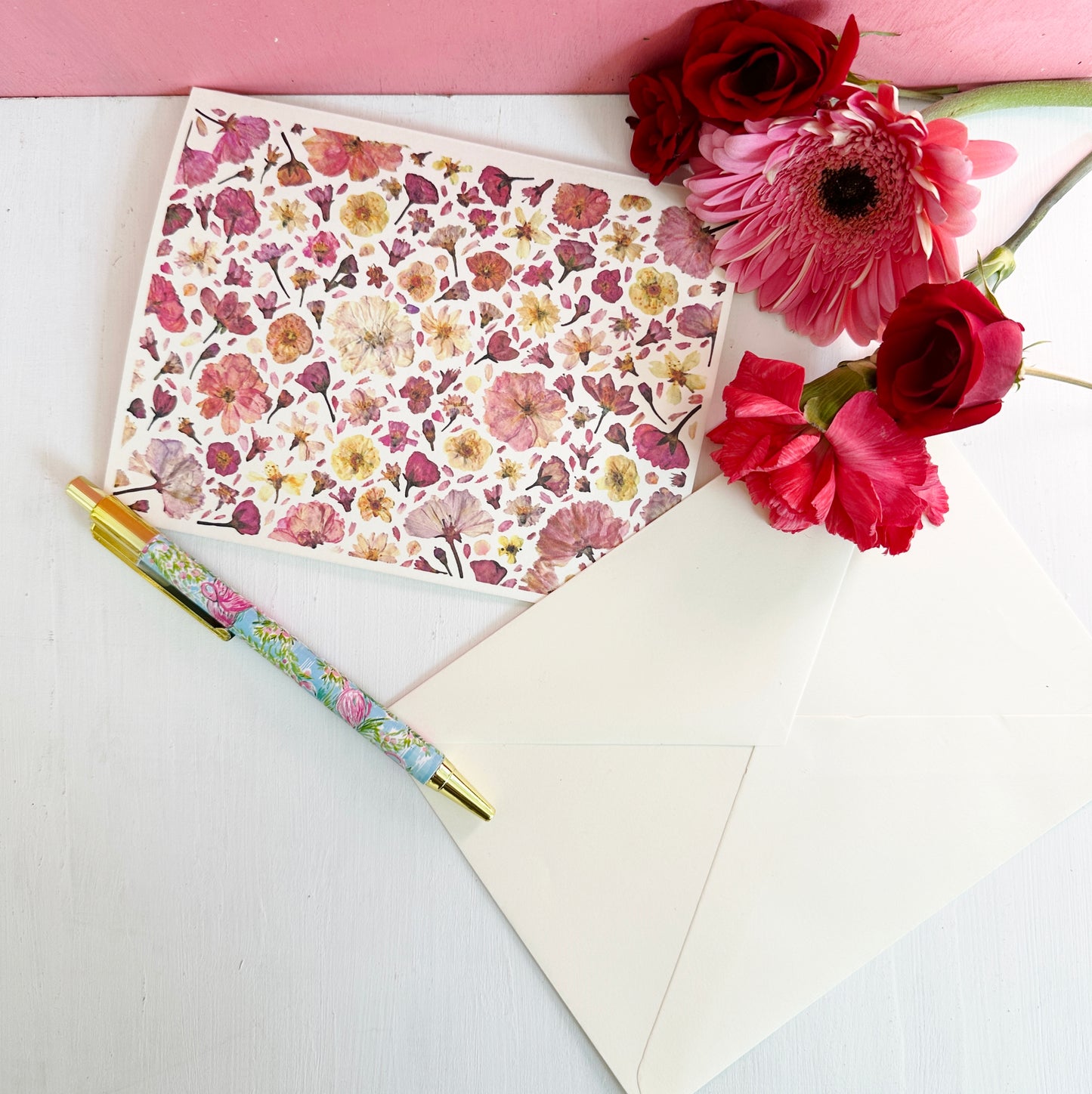 Cherry Blossom Tapestry Card