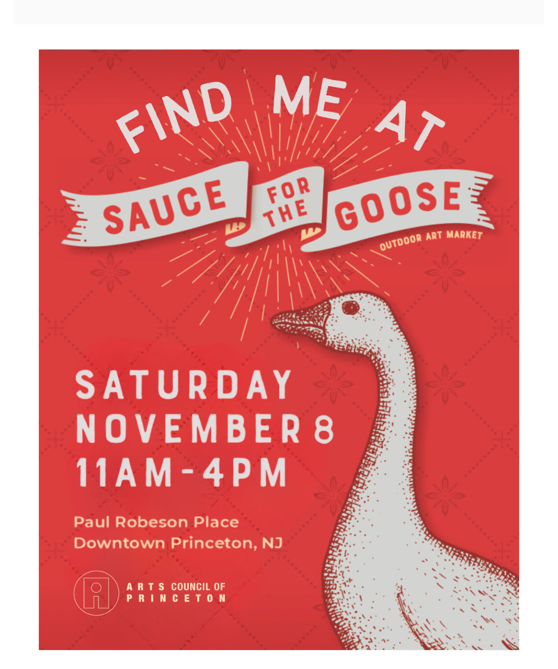 Sauce for the Goose is back on November 8!