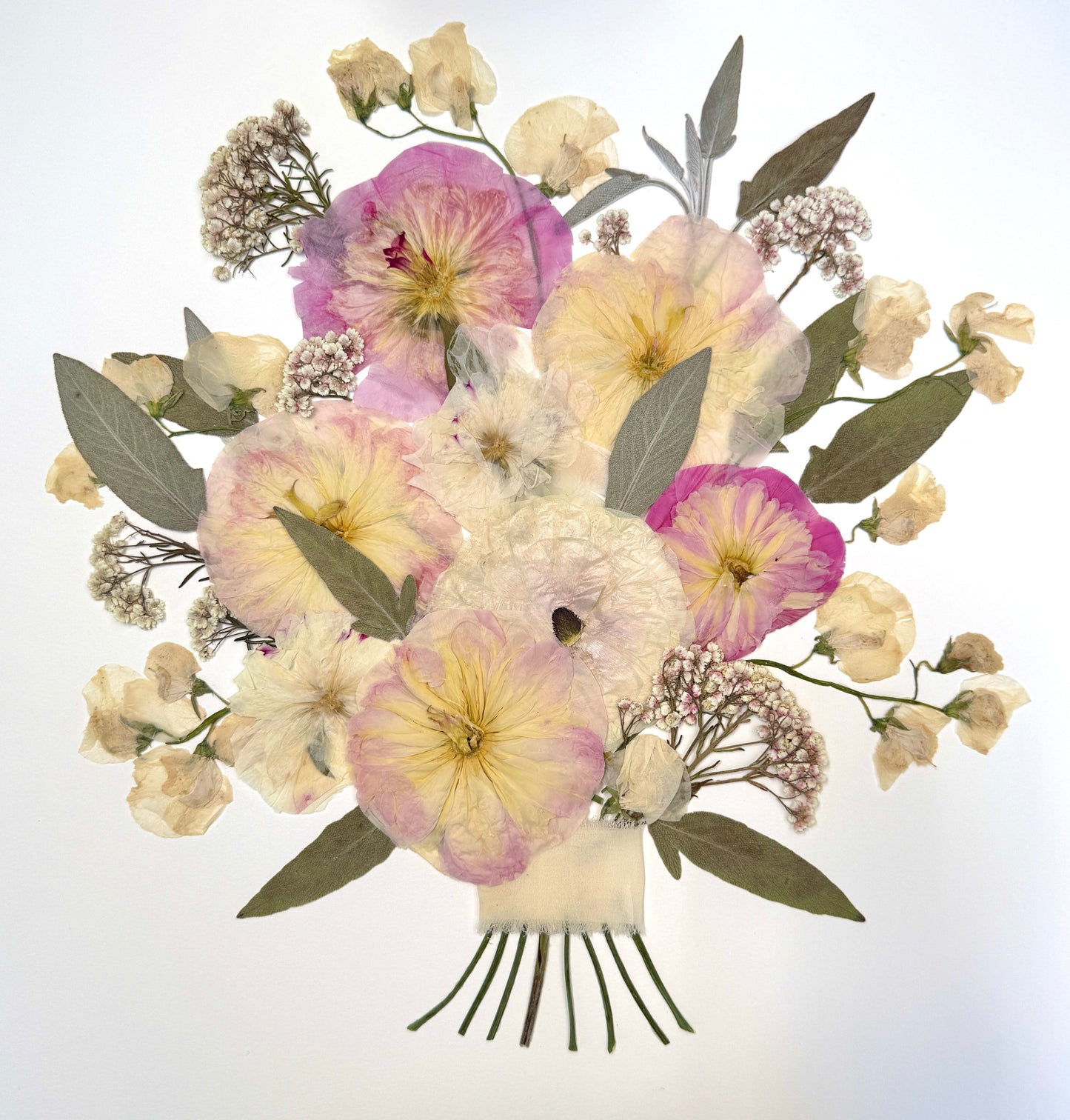 Personalized Pressed Flower Art