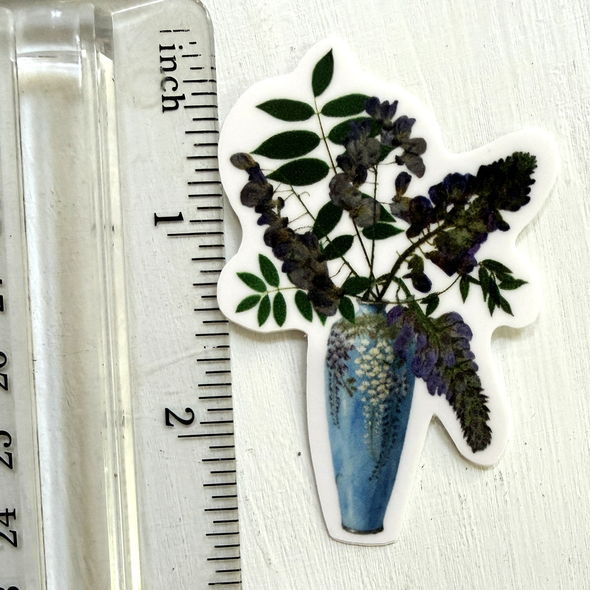 Wisteria Vase Sticker