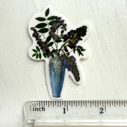 Wisteria Vase Sticker