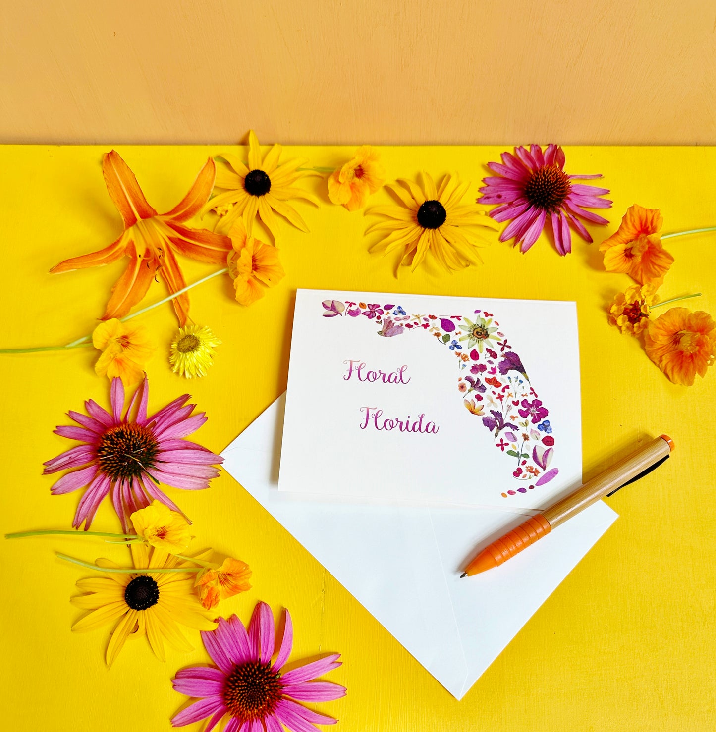 Floral Florida Greeting Card