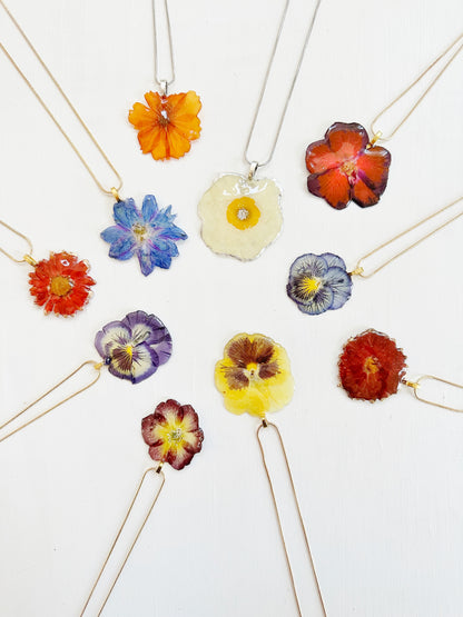 Birth Flower Necklaces