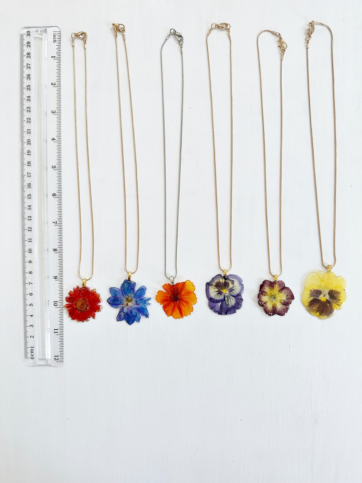 Birth Flower Necklaces