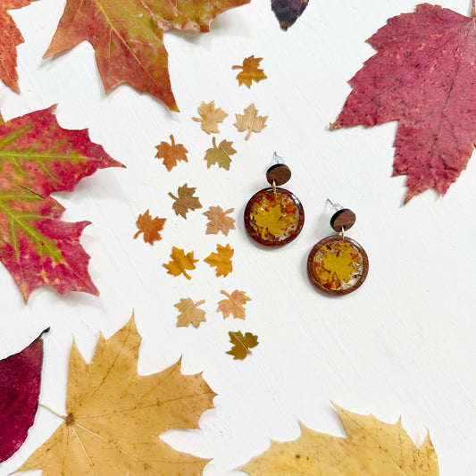 Autumn in the Woods earrings