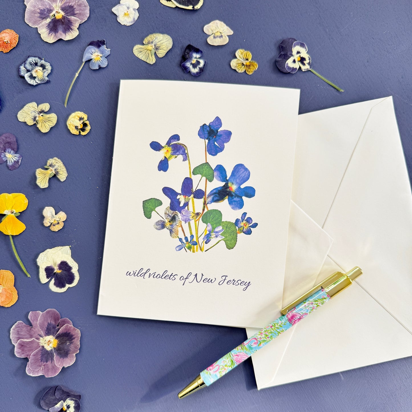 Wild Violets of New Jersey card