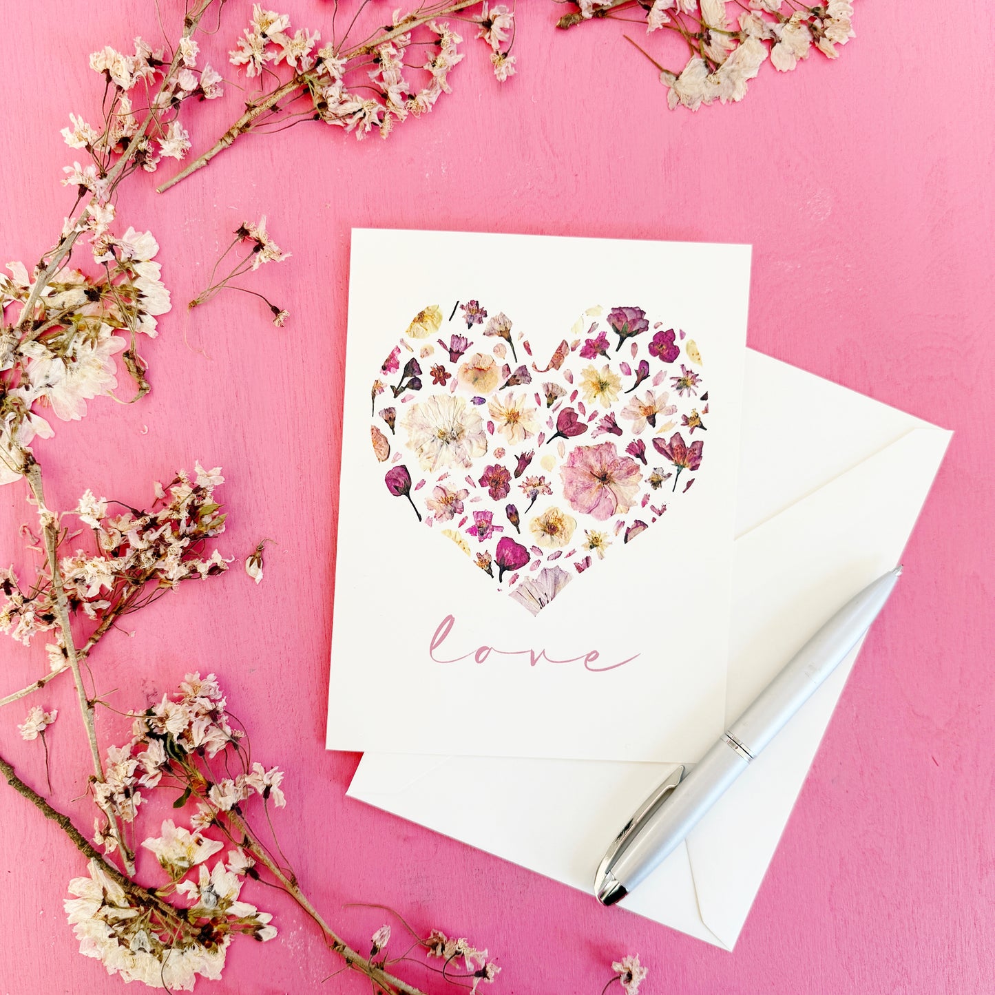 Cherry Blossom Love card