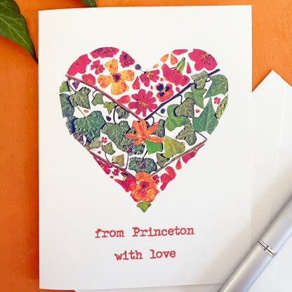 From Princeton with Love card